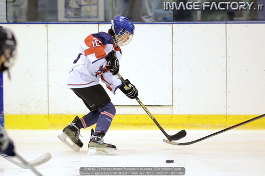2015-02-07 Hockey Milano Rossoblu U14-Aosta 2024 William Golob